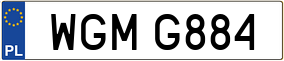 Truck License Plate